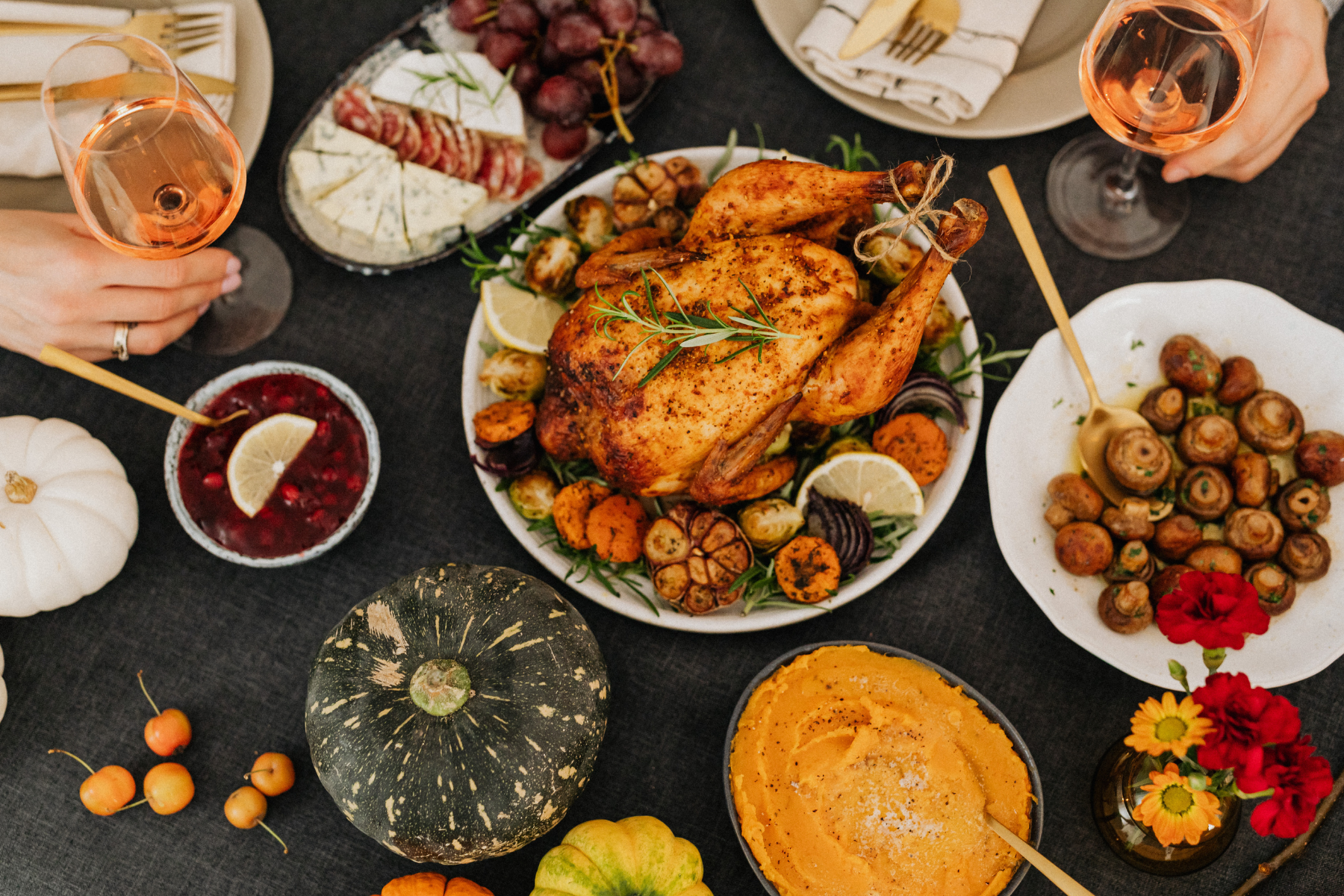 色とりどりのメニュー